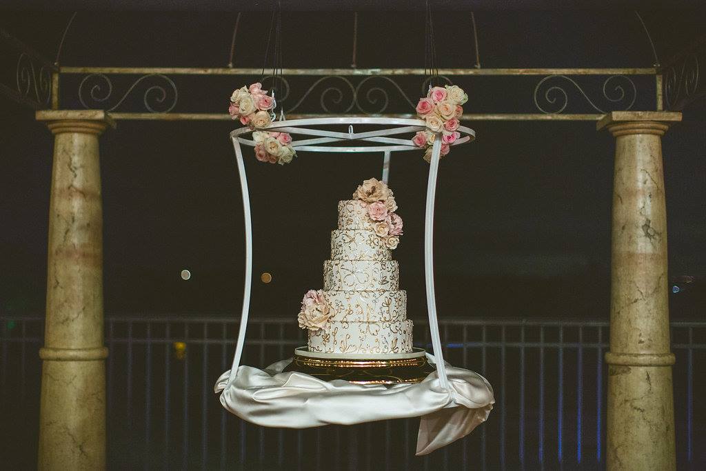 Suspended Wedding Cake