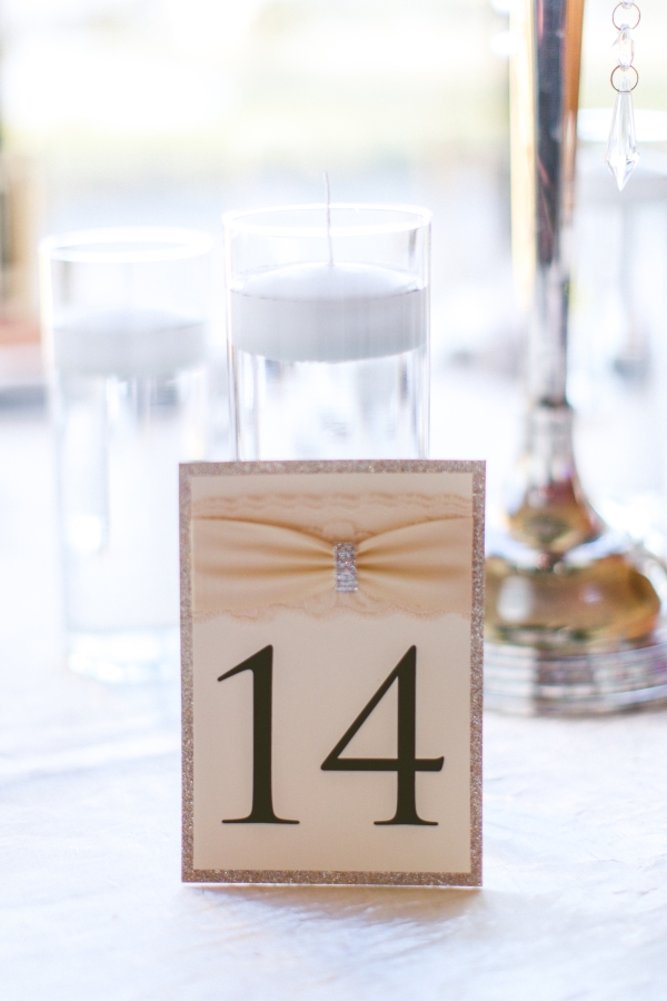 Chic White Wedding, Table Numbers