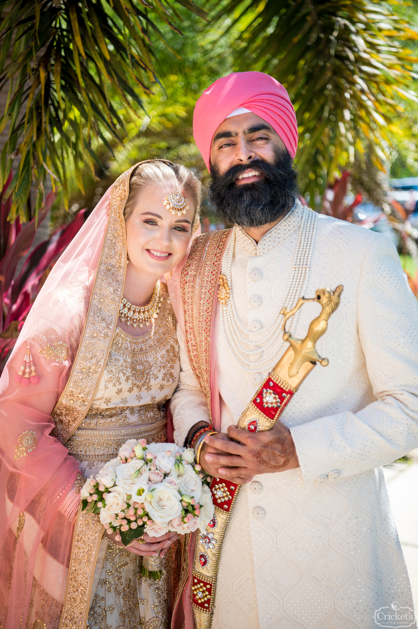 Sikh-Wedding-Newlyweds